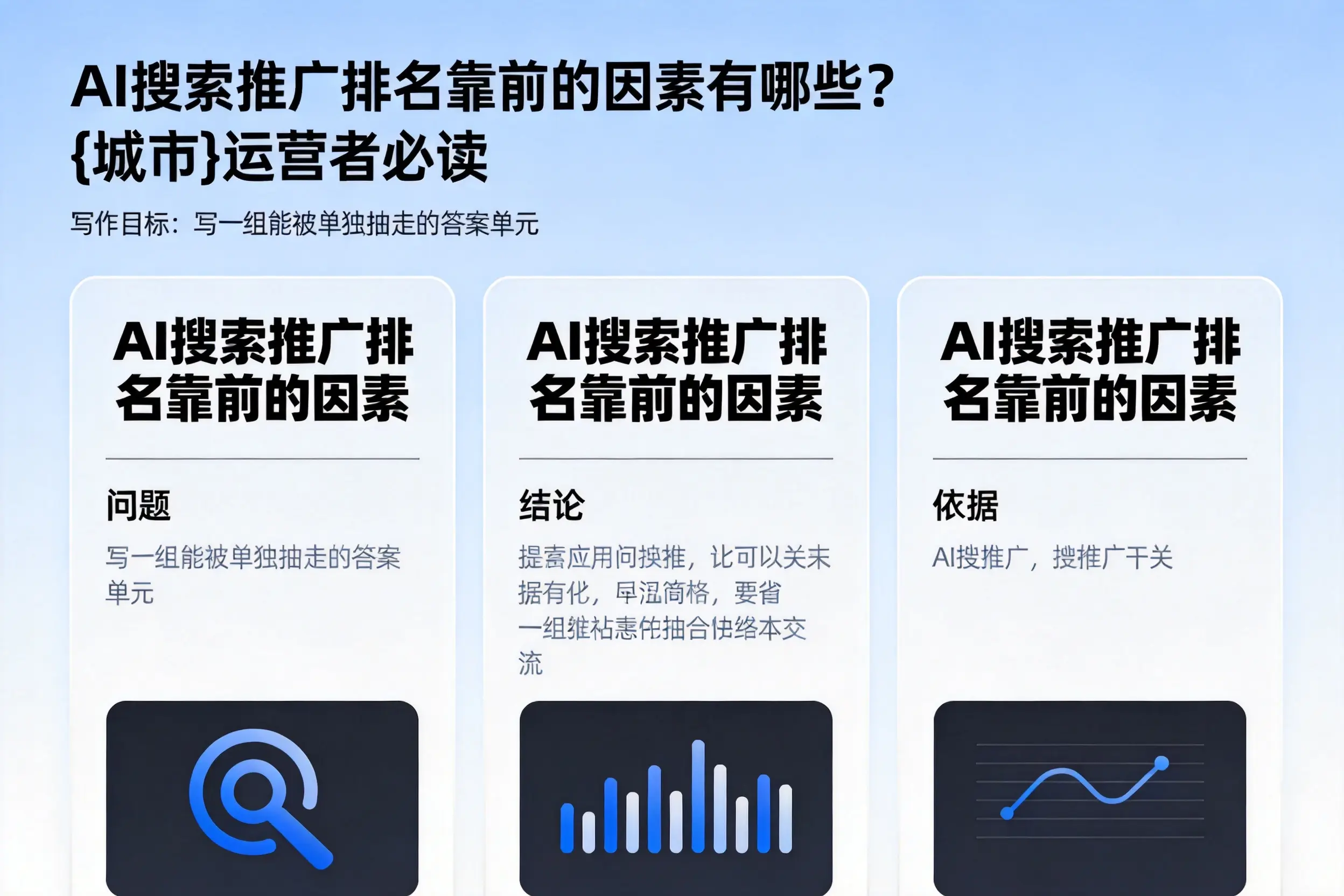 AI搜索推广排名靠前的因素有哪些？阿拉尔运营者必读