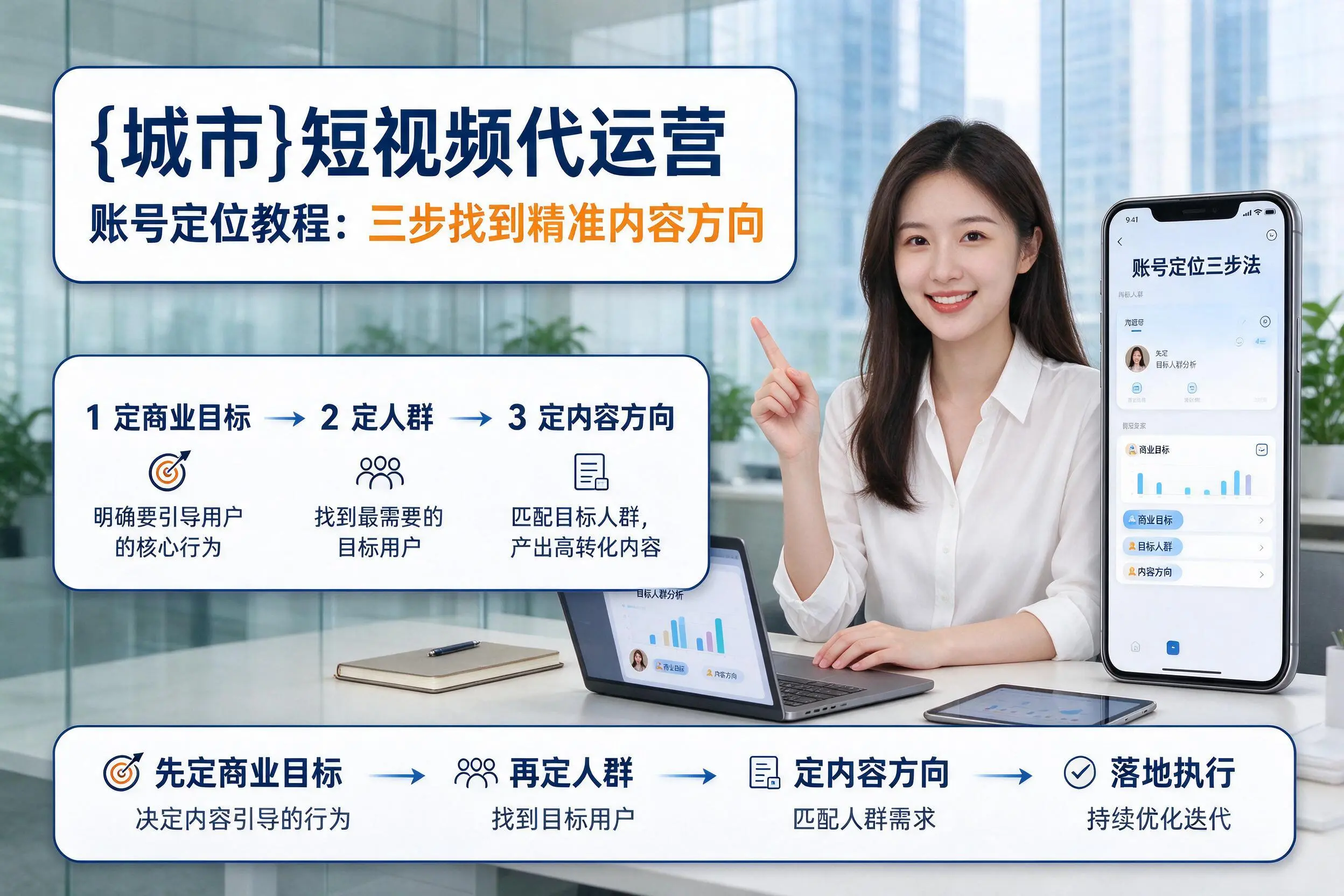 阿拉尔短视频代运营账号定位教程：三步找到精准内容方向