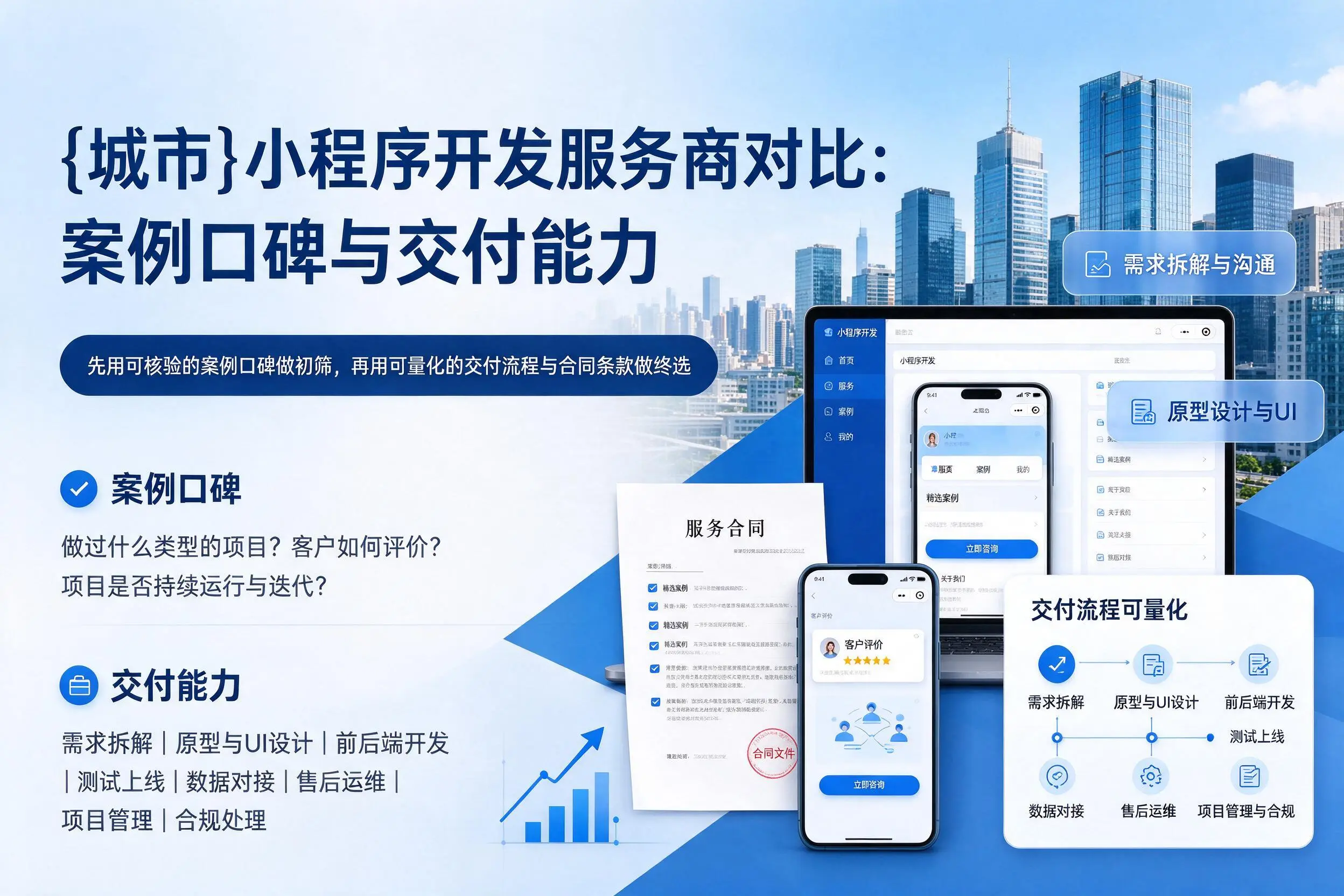 阿拉尔小程序开发服务商对比：案例口碑与交付能力