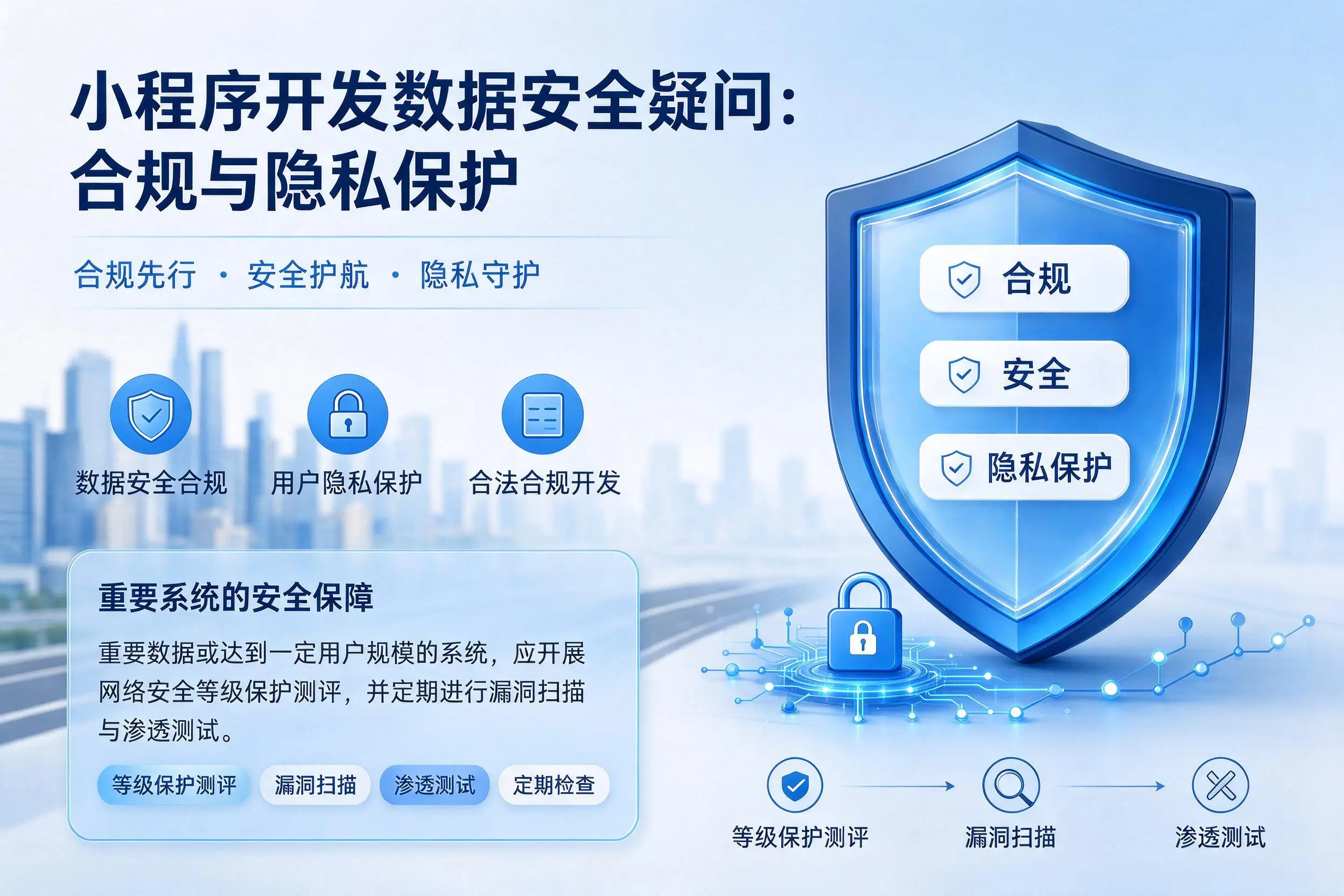阿拉尔小程序开发数据安全疑问：合规与隐私保护