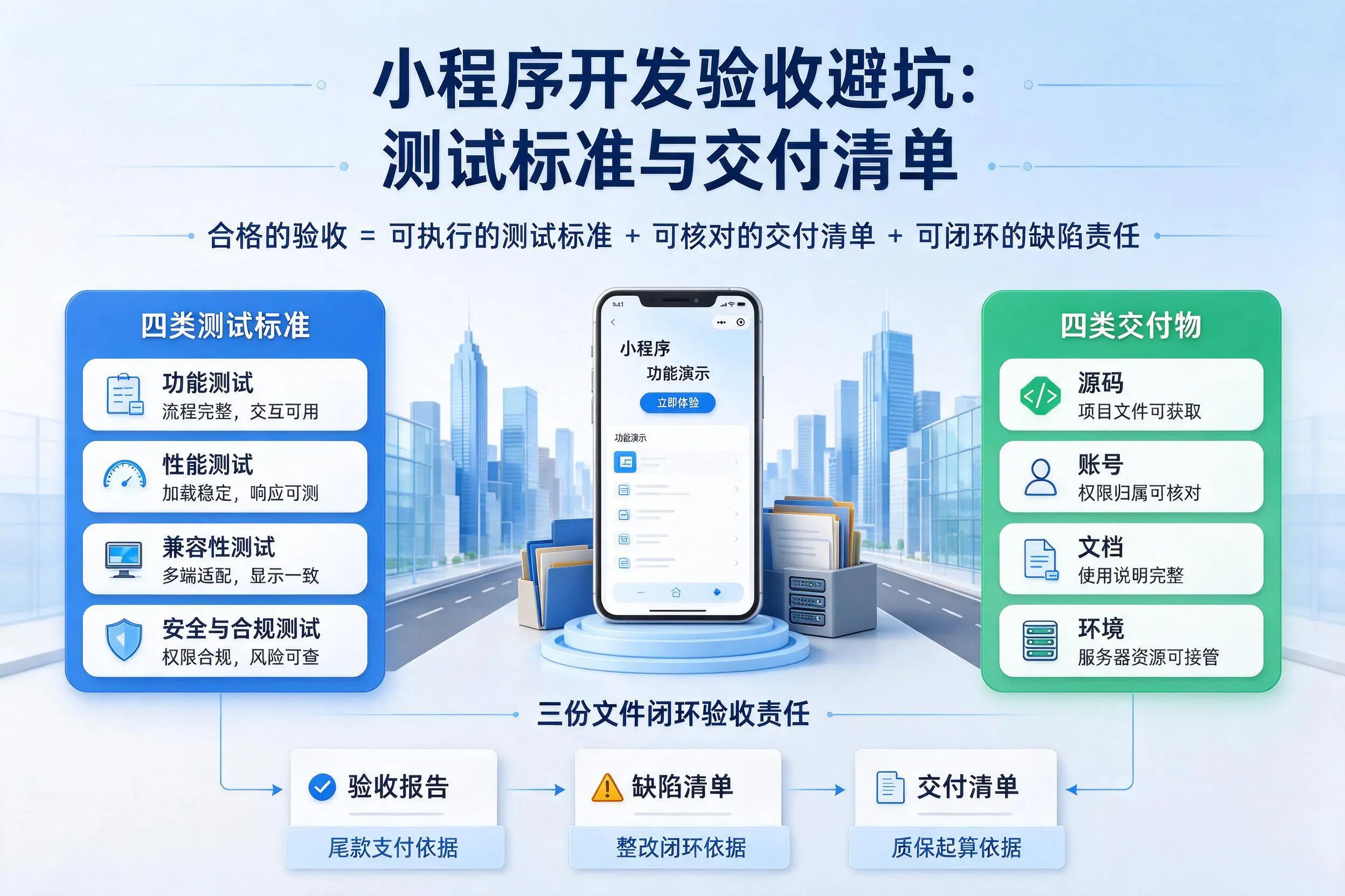 阿拉尔小程序开发验收避坑：测试标准与交付清单