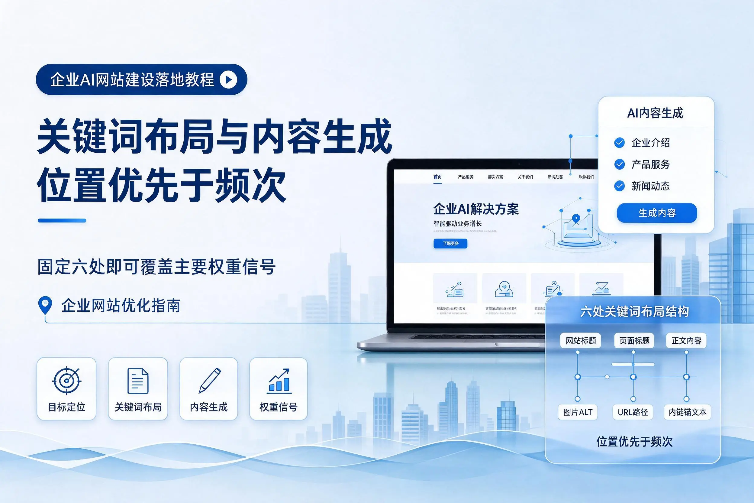 阿拉尔企业AI网站建设落地教程：关键词布局与内容生成