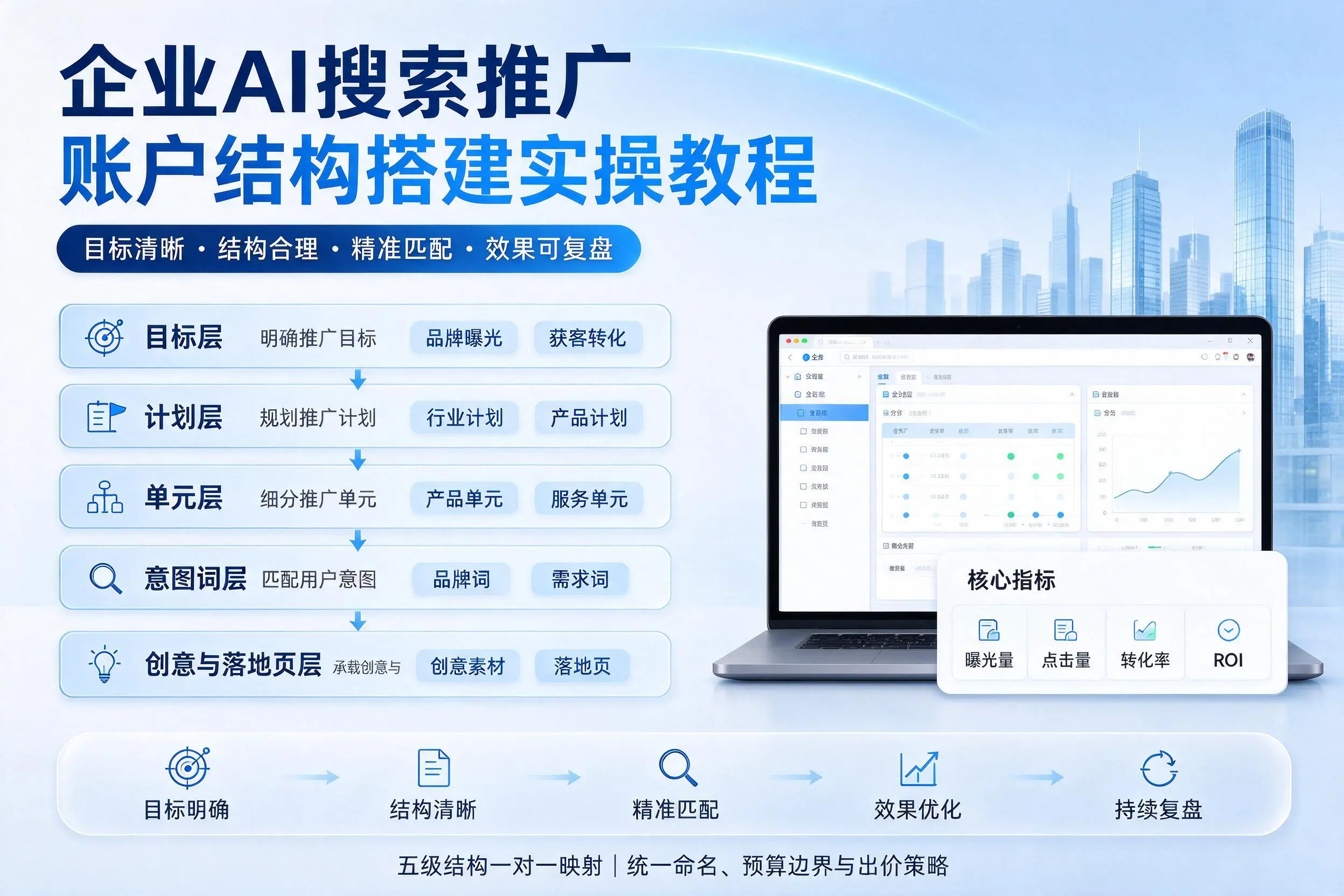 阿拉尔企业AI搜索推广账户结构搭建实操教程